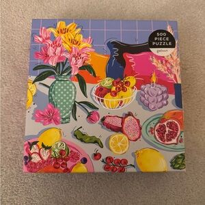 Galison At the Table 500 Piece Puzzle